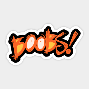 Boobs Halloween Matching Couples Costume Funny Idea Gift Sticker